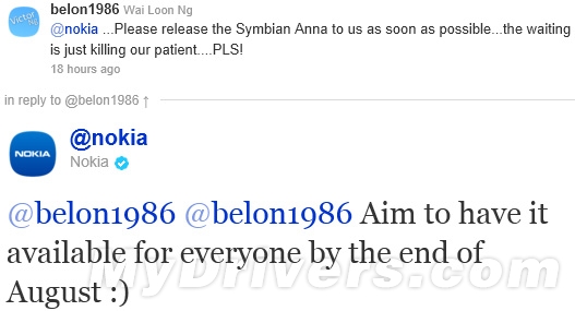 诺基亚Symbian^3新版Anna 8月末来袭