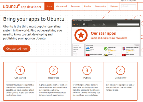 促进linux发展 Ubuntu推出新开发者网站