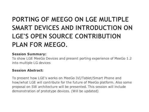 MeeGo迎来曙光 LG本月推出多款MeeGo产品