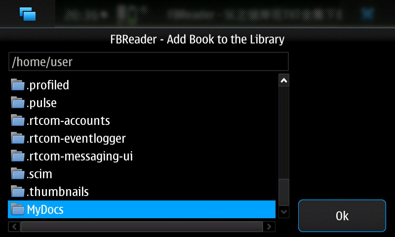 N900小说软件FBReader使用教程
