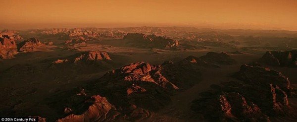 NASA公布高清图片：揭示电影《火星救援》中真实火星地形